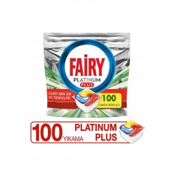 Fairy Platinum Plus 100 Yıkama Bulaşık Makinesi Deterjanı Tableti / Kapsülü