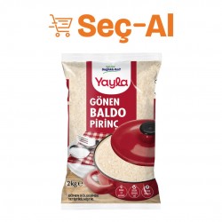 Yayla Baldo Pirinç 2 Kg Gönen Bölgesi Mahsulü