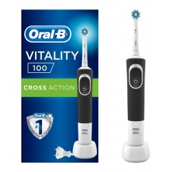 Oral-B D100 Vitality Cross Action Şarjlı Diş Fırçası - Siyah