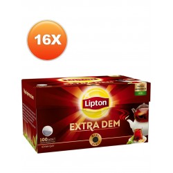 Lipton Extra Dem Demlik Poşet Çay 100 x 3,2 gr - 16'lı Set