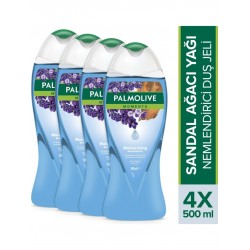 Palmolive Moments Sandal Ağacı ve Lavanta Yağları ile Nemlendirici Banyo ve Duş Jeli 500 ml x 4 Adet