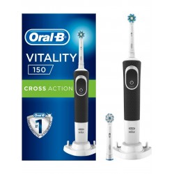 Oral-B Vitality D150 Şarj Edilebilir Diş Fırçası Cross Action+ 1 Yedek Başlık