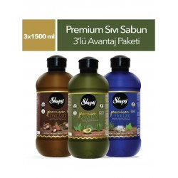 Sleepy Premium Serisi Sıvı Sabun 3X1500 ml