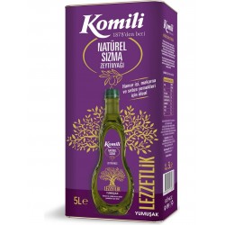 Komili Lezzetlik Yumuşak Natürel Sızma Zeytinyağı 5 lt