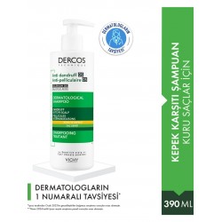 Vichy Dercos Şampuan Kuru ve Kepekli 390 ml K9623