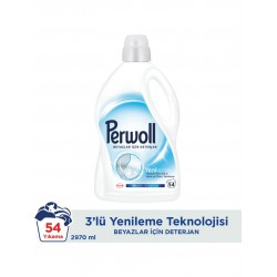 Perwoll Geliştirilmiş Beyaz Sıvı Çamaşır Detarjanı 2970 ml