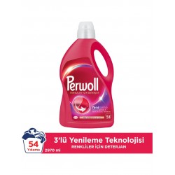 Perwoll Geliştirilmiş Renkli Sıvı Çamaşır Detarjanı 2970 ml