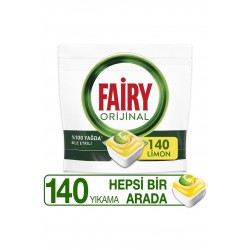 Fairy Hepsi Bir Arada Bulaşık Makinesi Deterjanı Kapsülü/tableti 140 Yıkama Limon Kokulu