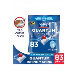 Finish Quantum Infinity Shine Bulaşık Makinesi Deterjanı Kapsül Tablet 83 Adet